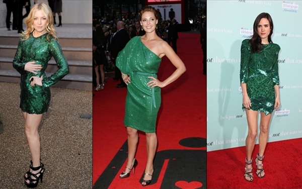 slika 519 Trend sa crvenog tepiha: Zelena haljina