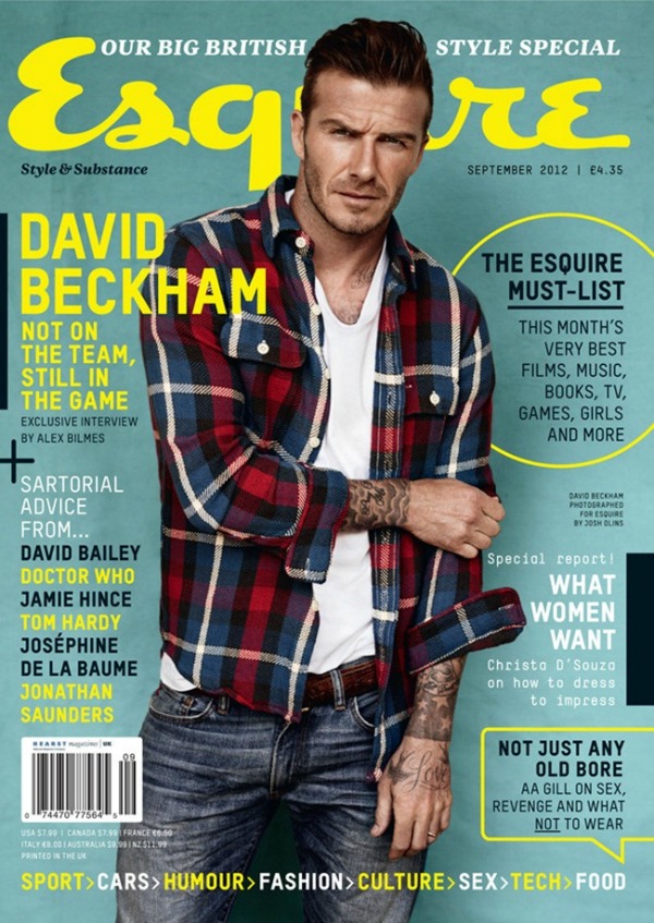 David Beckham3 “Esquire UK”: Muževni David Beckham  