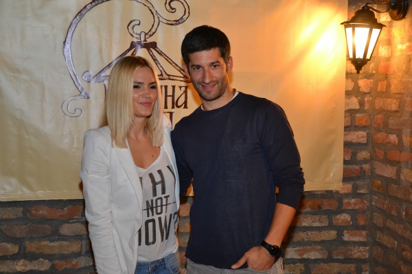 Ana Bebic i Filip Miletic na otvaranju kafane ONA MOJA Otvorena kafana “Ona moja”