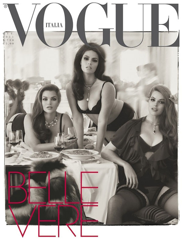 Slika 3 Hips and Curves na naslovnici italijanskog Vogue a jun 2011 Stil moćnih ljudi: Rebecca Jenings “Mrdni klikere, kukove i obline”  
