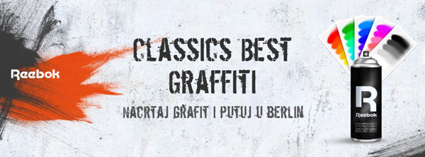 fotografija Reebok Grafiti Reebok: Konkurs za najbolji grafit