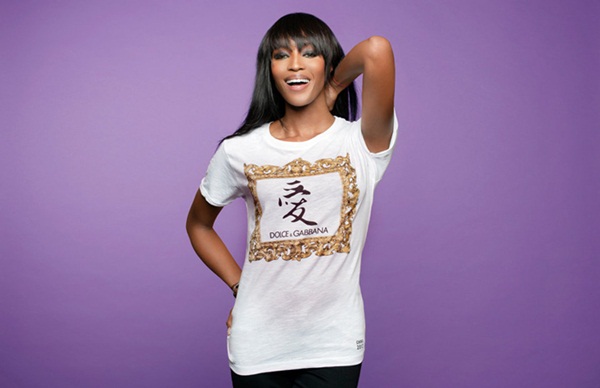 Modni zalogaj: Dobrotvorne majice Naomi Campbell 