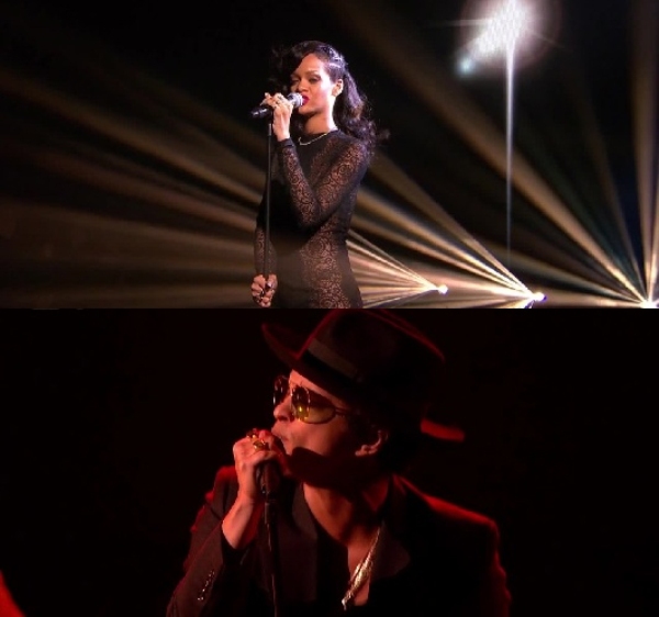 Slika 1 X Factor Rihanna i Bruno Mars gosti emisije X Factor 