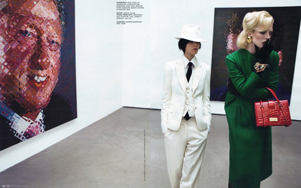 Slika 3 Editorijal za modnu kucu Valentino W magazin 2009 Stil moćnih ljudi: Alex White, moda je divna, ali mi nije sve 