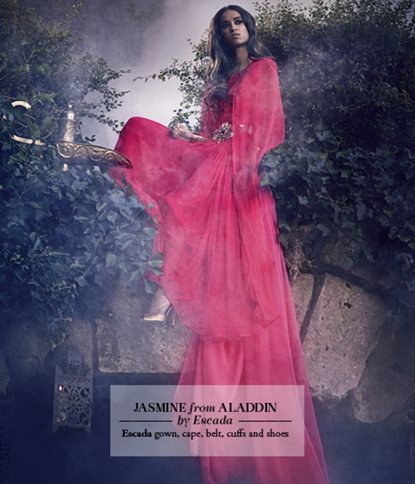 slika 1010 “Harrods Magazine”: Diznijeve princeze u dizajnerskim haljinama
