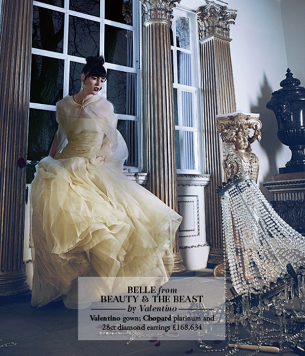 slika 430 “Harrods Magazine”: Diznijeve princeze u dizajnerskim haljinama