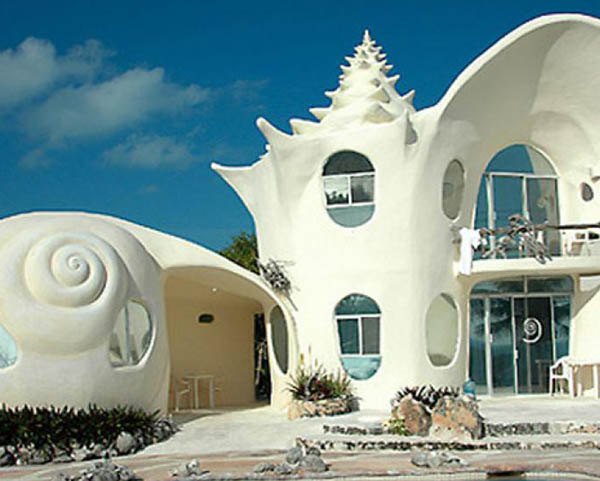Kuća u obliku školjki i korala Realne bajke: Neobični objekti 