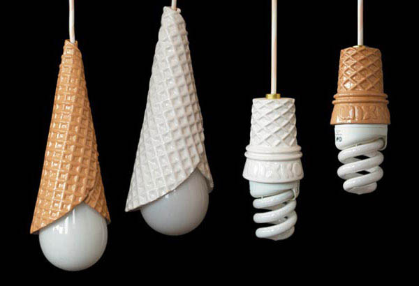 Lusteri u obliku sladoleda Ludo i smešno: Sedam urnebesnih predmeta 