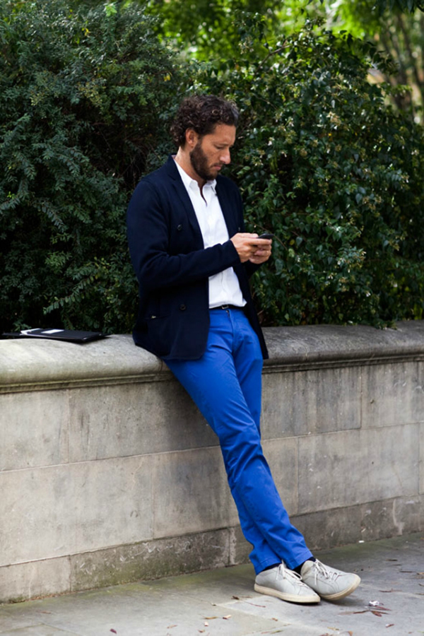 Plave pantalone Muška moda: Sve nijanse plave  