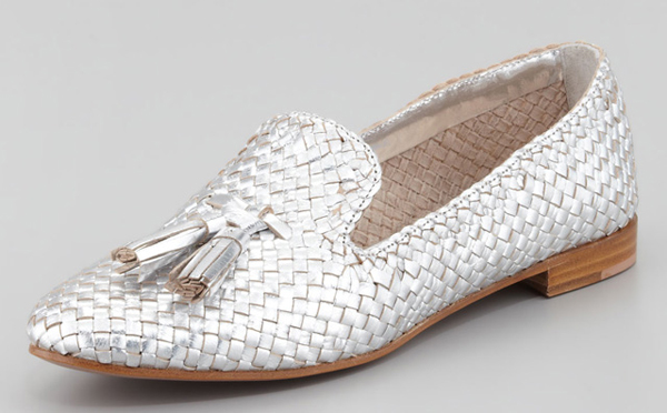Prada Madras Metallic Woven Tassel Loafers Deset mokasina za prolećne dane 