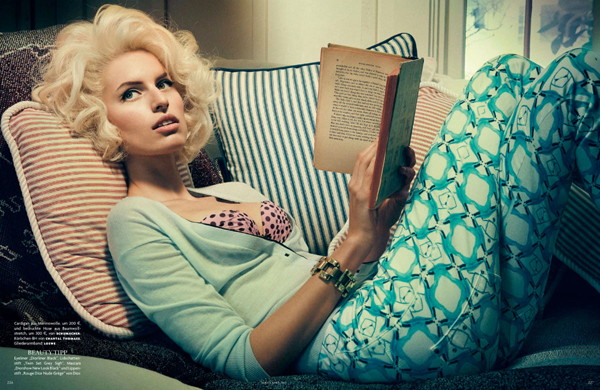 kar kur 14 1 “Vogue Germany”: Prelepa Karolina Kurkova u stilu Marilyn Monroe 