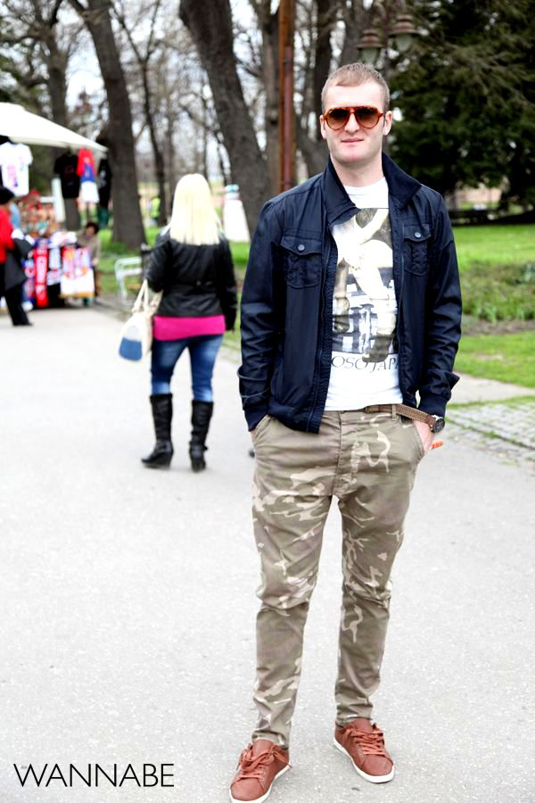 momak u vojničkim pantalonama 6 Belgrade Style Catcher: Klasika na ulicama Beograda