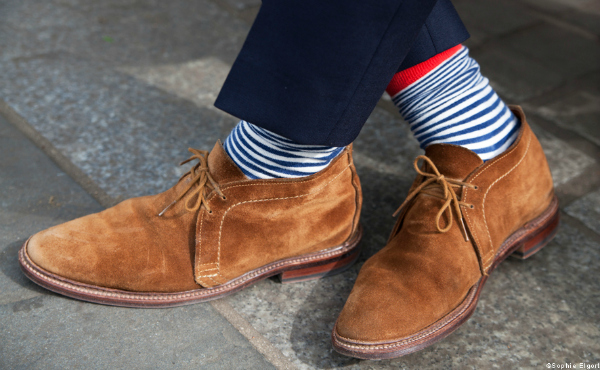 Čarape Muška moda: Pruge i prugice