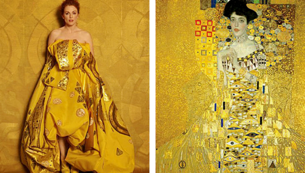 “Portret Adele Bloh Bauer” od Gustava Klimta Slike pretočene u fotografije