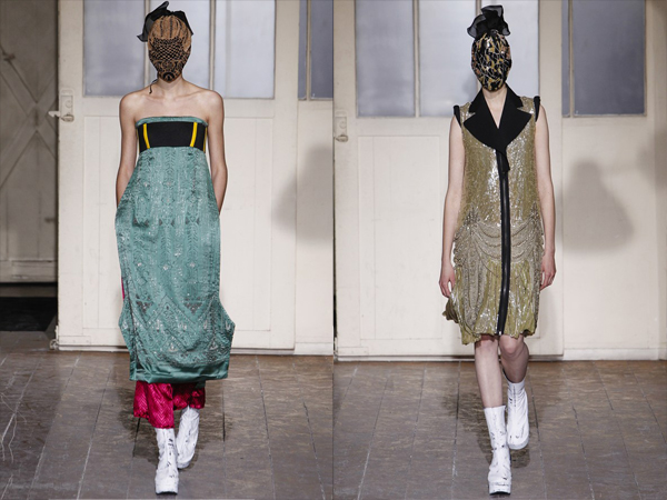 zelena haljina i zlatna haljina slika5 Proleće i leto na modnim pistama: Maison Martin Margiela 