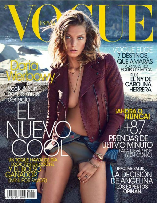 Darija Verbovi za španski “Vogue“ Modni zalogaj: Daria Werbowy za “Vogue Spain” 