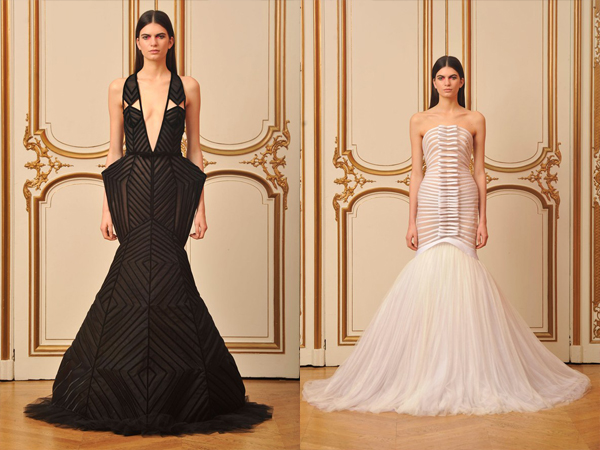 bela i crna maksi haljina slika 2 Proleće i leto na modnim pistama: House of Worth