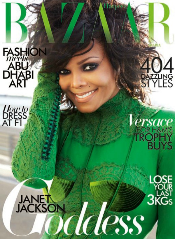 Dzenet Dzekson naslovnica Harpers Bazaara Moda na naslovnici: Janet Jackson boginja