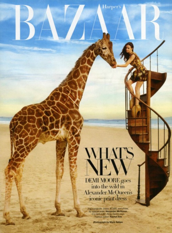 Moda na naslovnici  Moda na naslovnici: Demi Moore u magičnoj zemlji mode 
