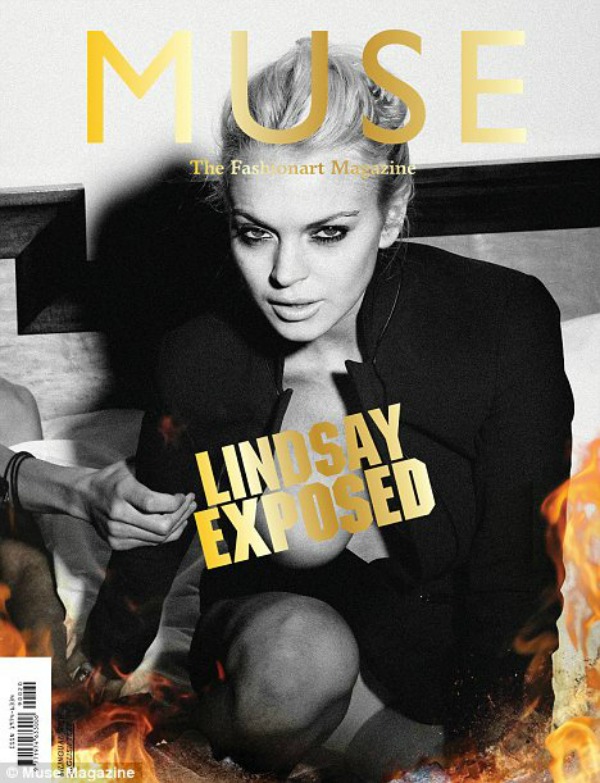 Moda na naslovnici Lindzi Lohan kao Kejt Mos Moda na naslovnici: Lindsay Lohan interpretira Kate Moss