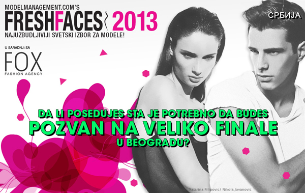 Fresh Faces Serbia finalni izbor 01 Izabrano 10 finalista za Fresh Faces Serbia