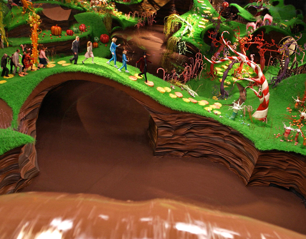 Likovi prelaze most preko reke cokolade Filmska ostvarenja inspirisana čokoladom 