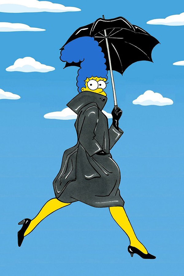 Avedon Campaign vogue 19nov13 aleXsandro Palombo b 592x888 Nova modna ikona: Marge Simpson 