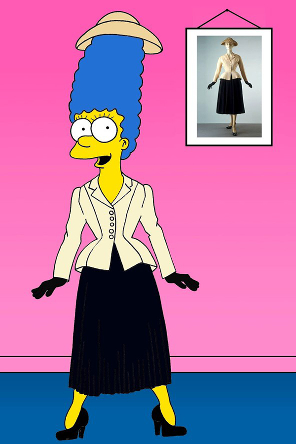 Christian Dior Bar Jacket vogue 19nov13 aleXsandro Palombo b Copy 592x888 Nova modna ikona: Marge Simpson 