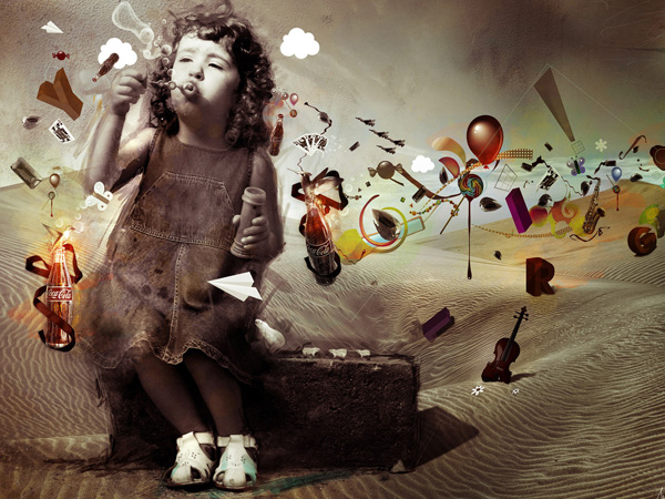 Devojcica duva razne predmete umesto balona Sve što niste znali o kreativnosti 
