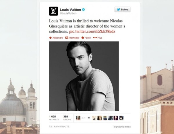 Louis Vuitton Twitter 600x462 Nicolas Ghesquière i modna kuća Louis Vuitton