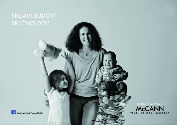 Istraživanje„Istine o novoj srpskoj mami“ 20sudovi “McCann Truth Central Beograd” predstavio istraživanje o savremenoj srpskoj majci