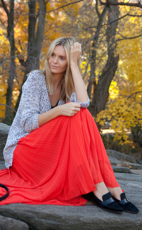 Jessica Stein zna kako se nosi duga suknja u decembru Najbolje obučene strane blogerke za 2013. godinu