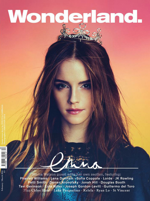 Emma Watson Wonderland 01 Dve bajkovite naslovnice za Emu Votson