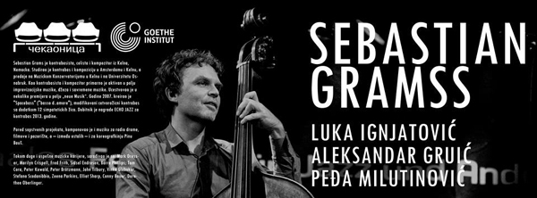 Sebastian Gramss concert visual Sebastian Grams: Radionica Jazz i improvizacija