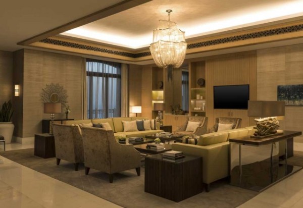 St Regis suite Abu Dhabi Living Room 600x412 “St. Regis Saadiyat Island Resort”: Kraljevski apartman 
