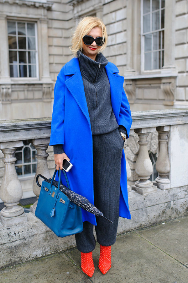 Kraljevskoplavo Street Style: London Fashion Week