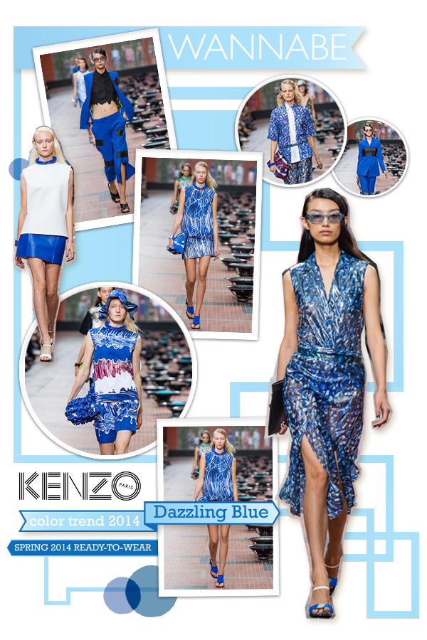 kenzo dazzling blue wannabe Fashion Color Report: Zaslepljujuća plava