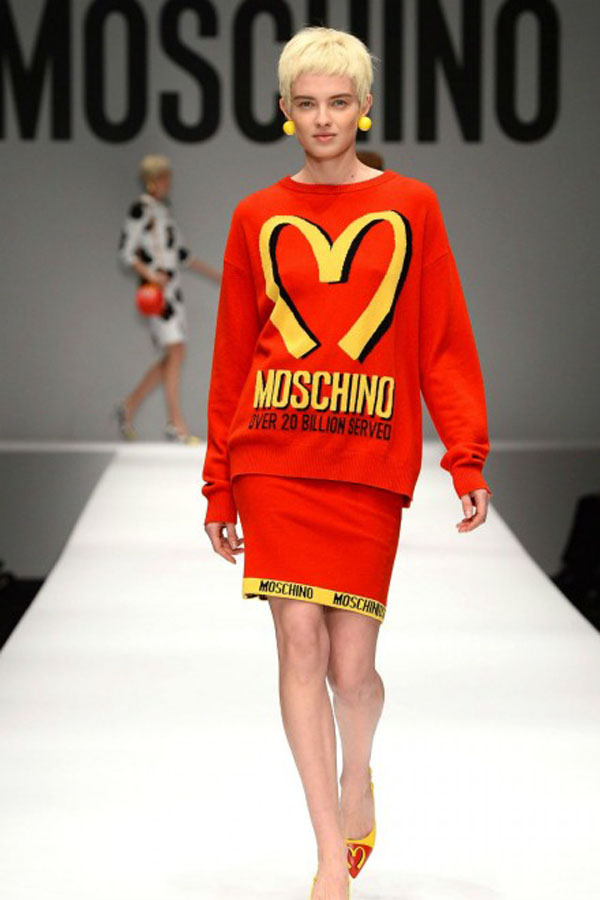 moschino mcdonalds g  McDonald i Sunđer Bob inspiracija za Moschino
