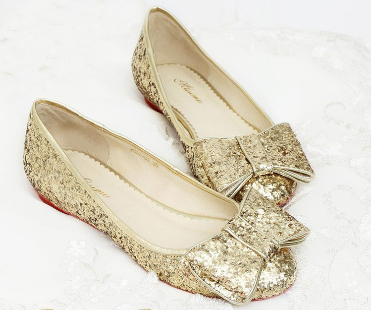 2013 comfortable Formal Dress Shoe Glitter Ballet Flats Bridal Shoes bridesmaid shoes Hot Wedding Prom Shoes Matura odzvanja: Predlozi za maturske cipele 