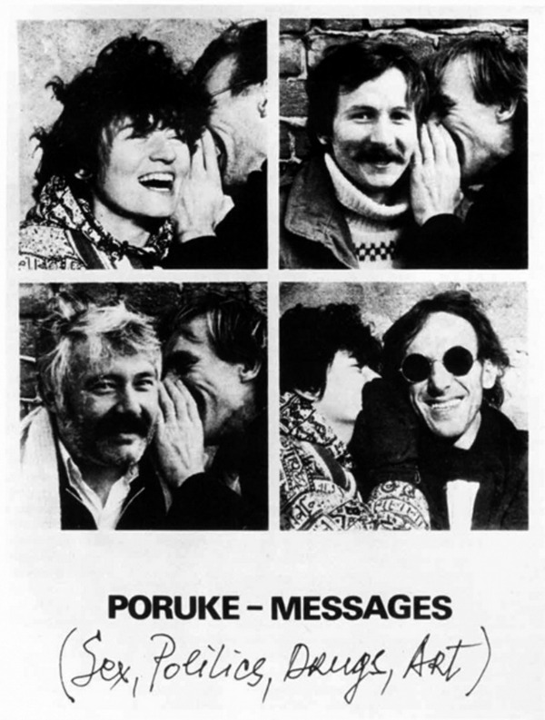 Nesa Paripovic  Poruke Messages  poster 1979. Kultura pre svega: Grupa 143 – Radikalno mišljenje u muzeju savremene umetnosti 