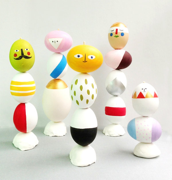 easter craft egg decoration mix match sculptures Neka vaša jaja budu drugačija