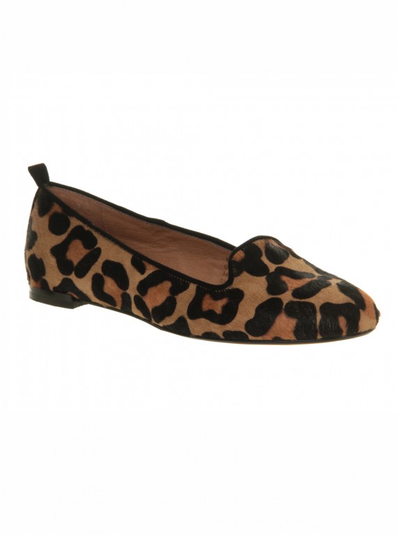 Office Kwik Step leopard pony effect slippers Modni trend: Mokasine 