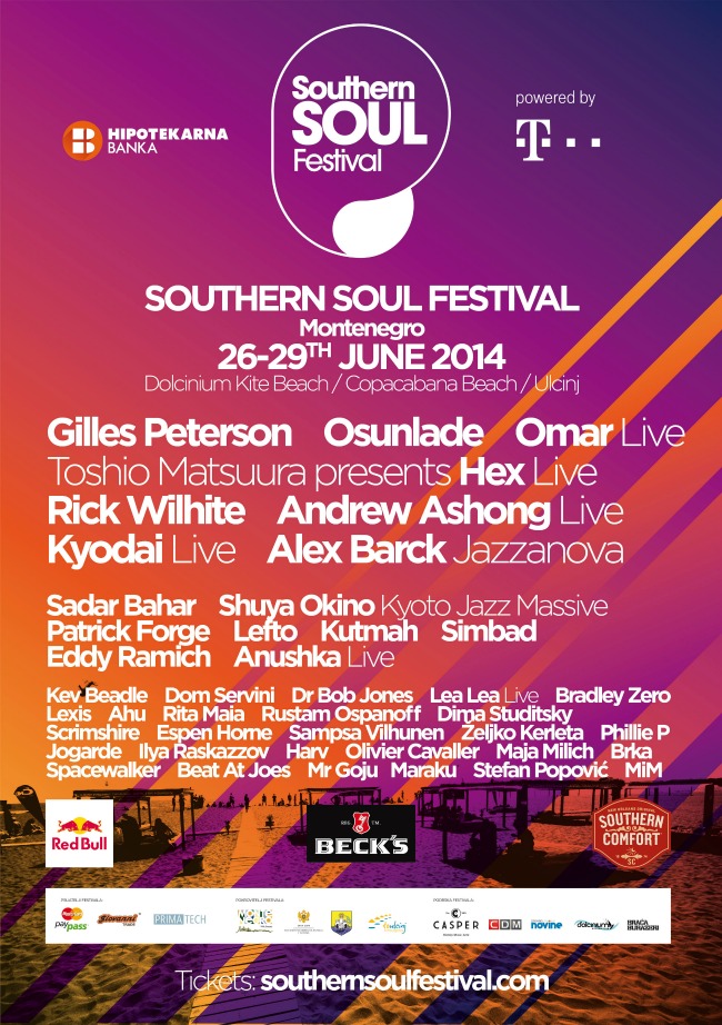 SSF 2014 poster Southern Soul Festival: Humanitarna promo žurka u Beogradu