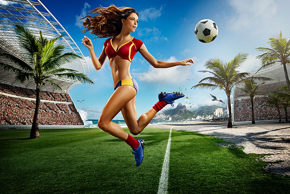 2014 world cup calendar by tim tadder brazilian girl soccer Uloga žena na Svetskom prvenstvu u fudbalu
