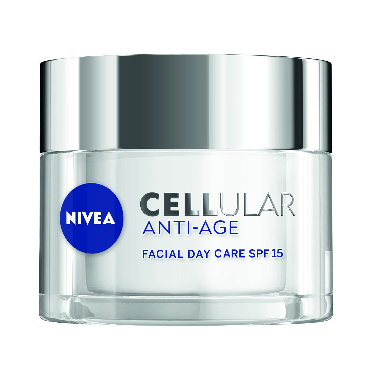 Proizvod NIVEA Cellular Anti Age dnevna krema za negu lica SPF15 Nivea Cellular Anti Age program: Da se ćelije raduju, a koža blista