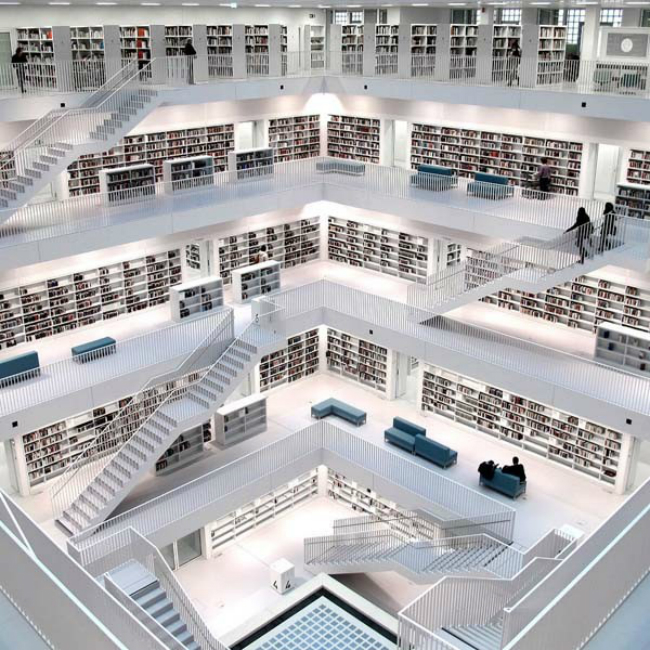 stuttgart Ovo moraš pogledati: 10 neverovatnih biblioteka na svetu