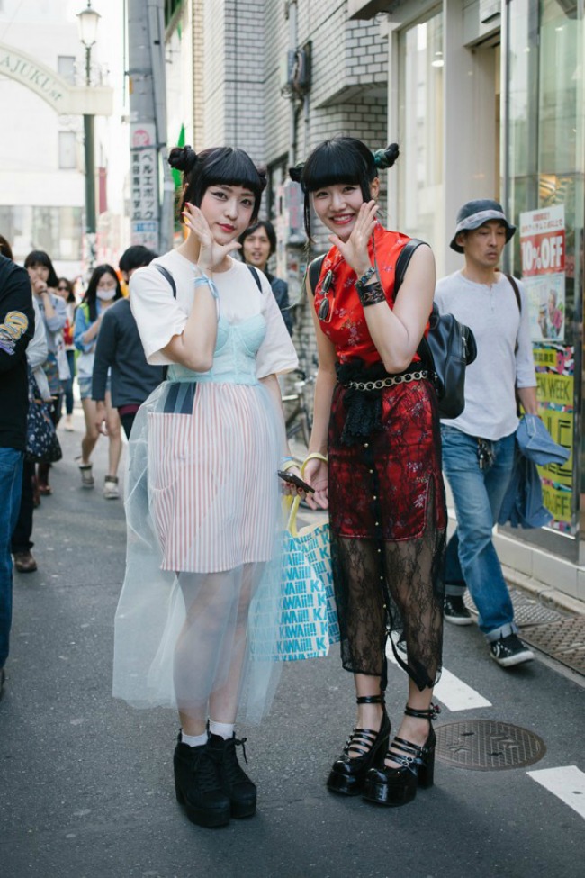 street style moda na ulicama tokija moderne gejše Street Style: Moda na ulicama Tokija