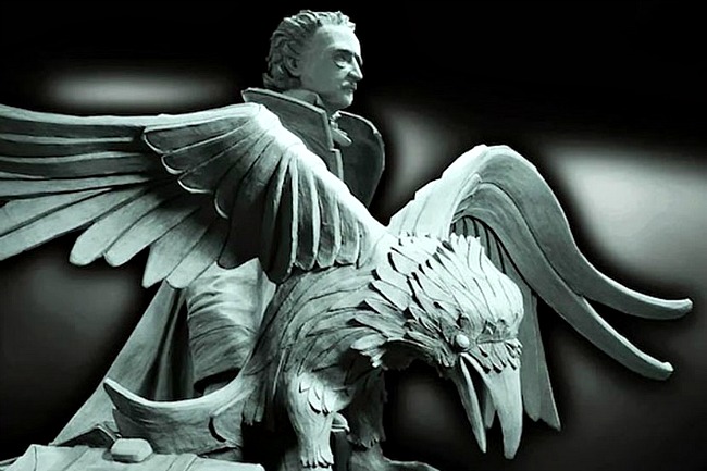 04 Edgar Alan Po Statua Doza nauke i kulture: Bronzana statua neprikosnovenog Edgara Alana Poa