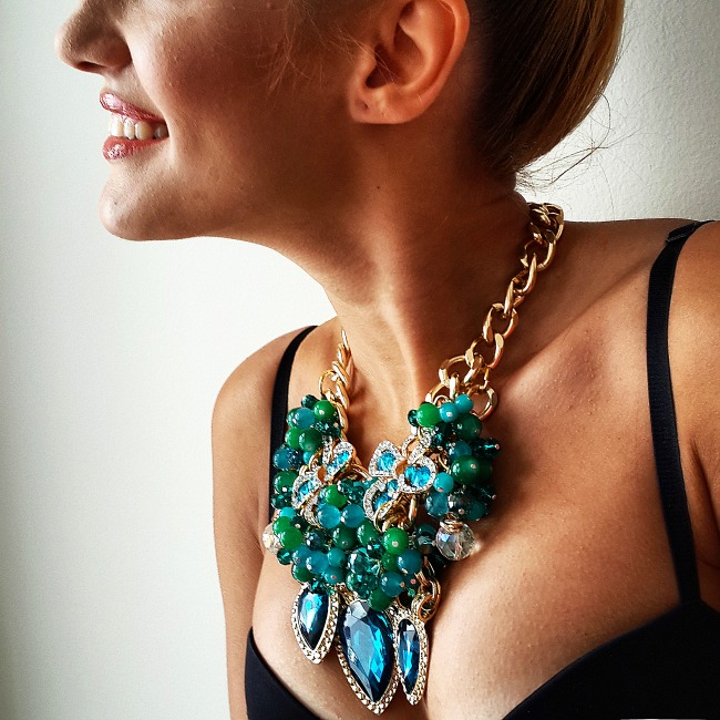 HelenaDia ogrlica art 24 model Helenadia Handmade Jewelry: Statement ogrlice koje će vas ostaviti bez daha 