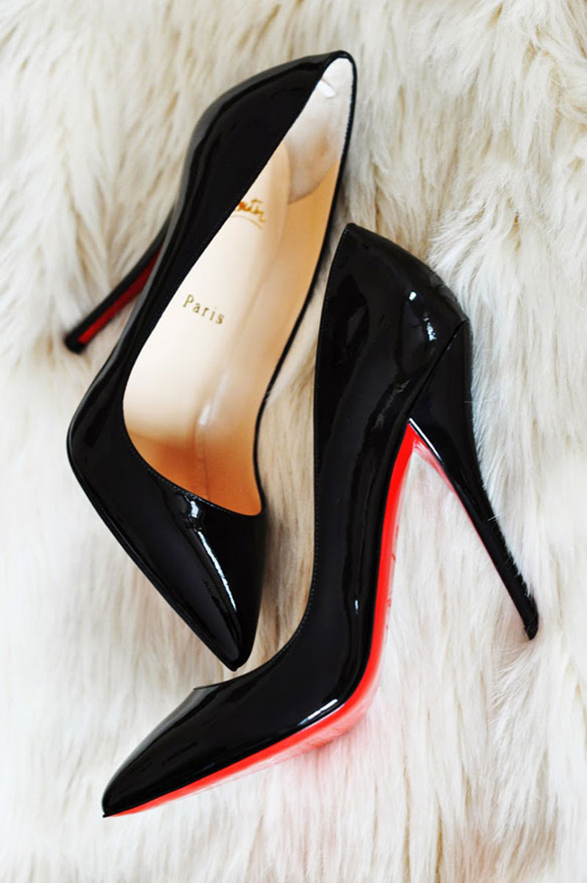 LOUBOUTIN leather heels in black Kako da lakše preživite dan na visokim potpeticama 